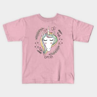 Unicorn dream shirt Kids T-Shirt